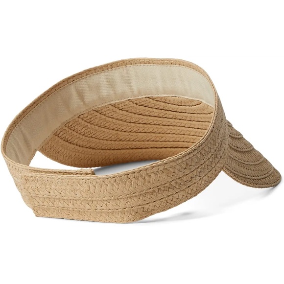 Madewell | Packable Braided Straw Visor - Picture 2 of 4